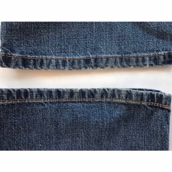 Polo Ralph Lauren Women’s Kelly Bootcut Mid Rise Blue Jeans Size 8X32 - Picture 7 of 8